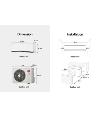 LG Unutrasnja jedinica H12S1DA.NS1