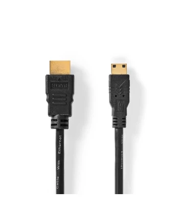 NEDIS HDMI Kabel s Ethernet-om | HDMI M - HDMI Mini M | 1.5 m | Crni