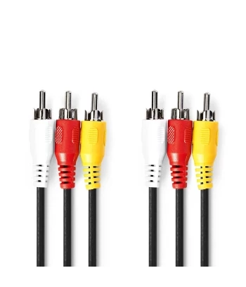 NEDIS Kabel | 3x RCA m -> 3x RCA m | Dužina 1.5m