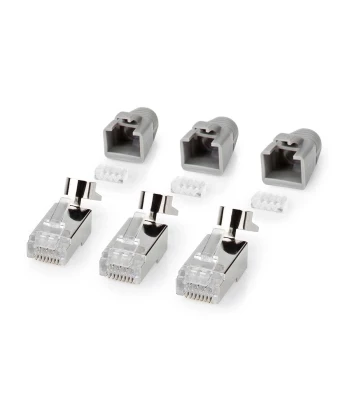 NEDIS RJ45 CAT7 Mrežni Konektori | Muški | Metalni | Kapice | 10 komada