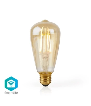 NEDIS SmartHome | WiFi LED Filament Žarulja | E27 | ST64 | 5W | 500 lm