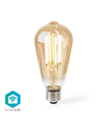 NEDIS Smartlife WiFi LED Filament Žarulja | E27 | 9W | 1800 - 3000 K | ST64