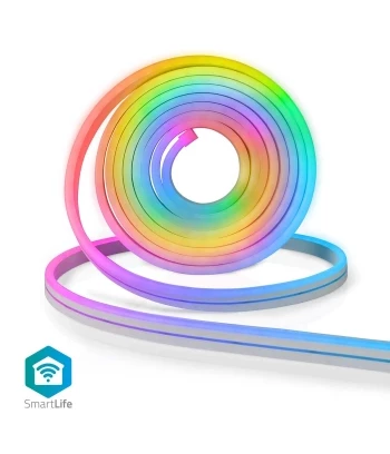 NEDIS Smartlife WiFi Multi Color LED Traka | Neon Style | IP65 | 5 metara