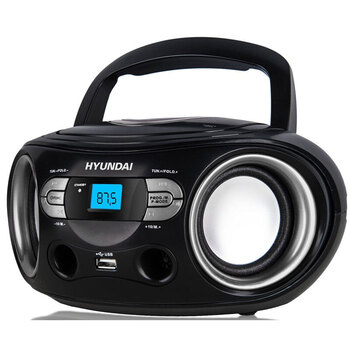 Radio prijemnik s CD Hyundai TRC 533 AU3BS, crna/srebrna