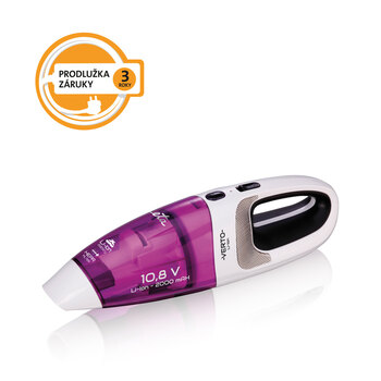 Usisivač aku ETA Verto Li-ion 10,8 V Wet & Dry 3442 90000, bijeli/ljubičasti