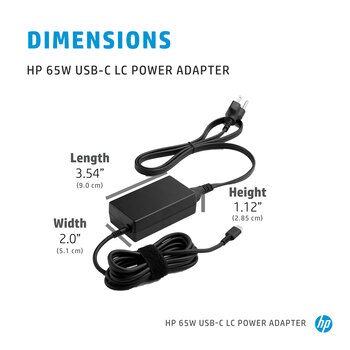 HP adapter 65W USB-C LC Power