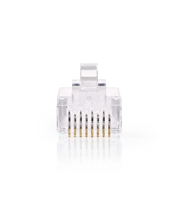 RJ45 CAT6 Mrežni Konektori | Muški | Prozirni | 10 komada | NEDIS