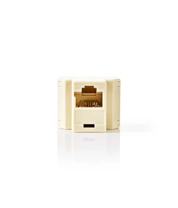 RJ45 Razdjelnik | RJ45 Ženski - RJ45 Ženski | Bijeli | NEDIS