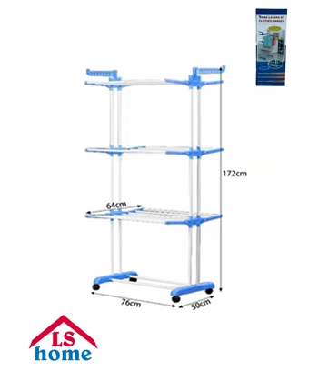 ŠTENDER 76x64x172cm/3,1kg prenosivi na točkiće RH6008 6# K50