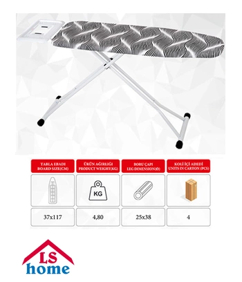 STOL za peglanje 37x117cm code:204 Lisa Previllage 2# T44