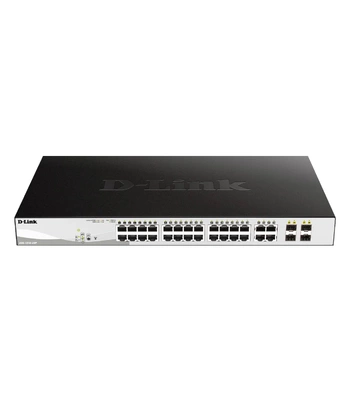 Switch DLINK 28-Port Gb PoE Smart Mnged + SFP DGS-1210-28P/E