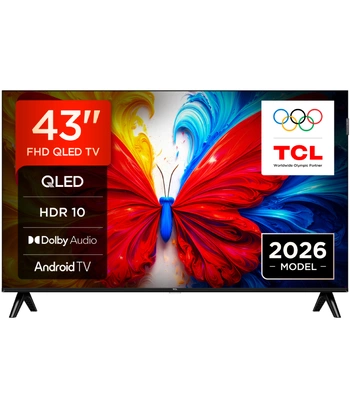 TCL 43"S5L FHD QLED Android TV60Hz, 300 nits
