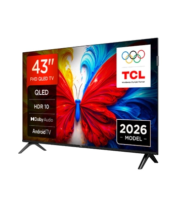 TCL 43"S5L FHD QLED Android TV60Hz, 300 nits