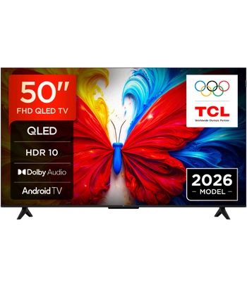 TCL 50"S5L FHD QLED Android TV60Hz, 300 nits