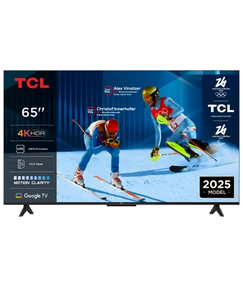 TCL 65"V6C 4K TV Google OSHDR10 HVA Panel Motion ClarityDolby Audio; AiPQ Processor;