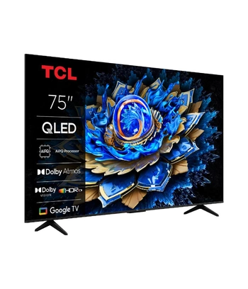 TCL 75"T69C 4K QLED Google TV60Hz (120Hz FHD), Dolby Atmos;Dolby Vision, Onkyo 2.0, 350 nits