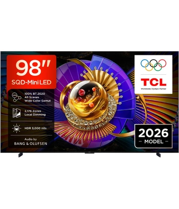 TCL 98"C7L 4K SQD-Mini LED;UHD 144Hz/288Hz FHD Google TV;B&O, 2176 zones, 3000 nits