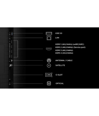 TCL 98"C8L 4K SQD-Mini LED;UHD 144Hz/288Hz FHD Google TV;B&amp;O, 4032 zones, 6000 nits; Zeroborder