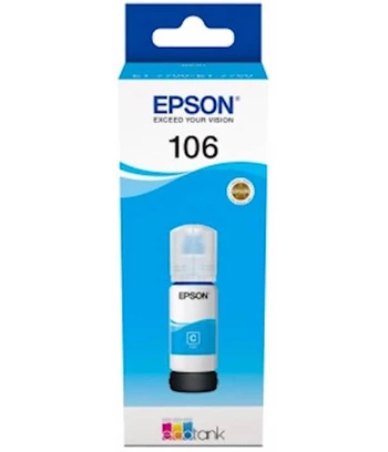 Tinta EPSON EcoTank Cyan 106 I 