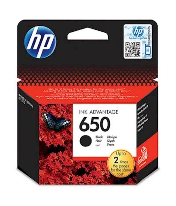 Tinta HP black 650