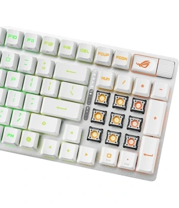 Tipkovnica ASUS ROG Strix Scope II 96 White NX SNOW US