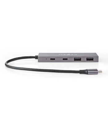 USB-C 3.2 Gen 2 Hub | 2 x USB-C 3.2 + 2 x USB-A 3.2 | 10 Gbps | NEDIS