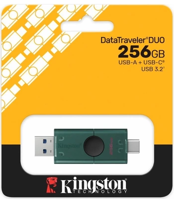 USB Stick Kingston 256GB DT DuoG2 Dual USB-A + USB-C