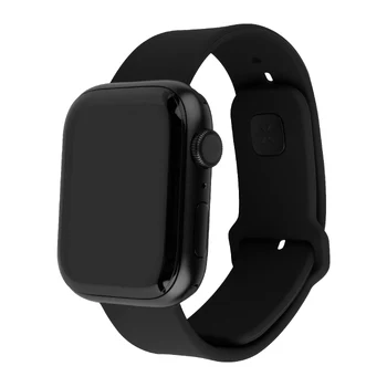 Kaiš remen FIXED Silicone Sporty Strap na Apple Watch 38/40/41mm - crni