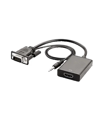 VGA to HDMI Konverter | Ulaz: VGA m + 3.5mm m| Izlaz: HDMI ž | GBC