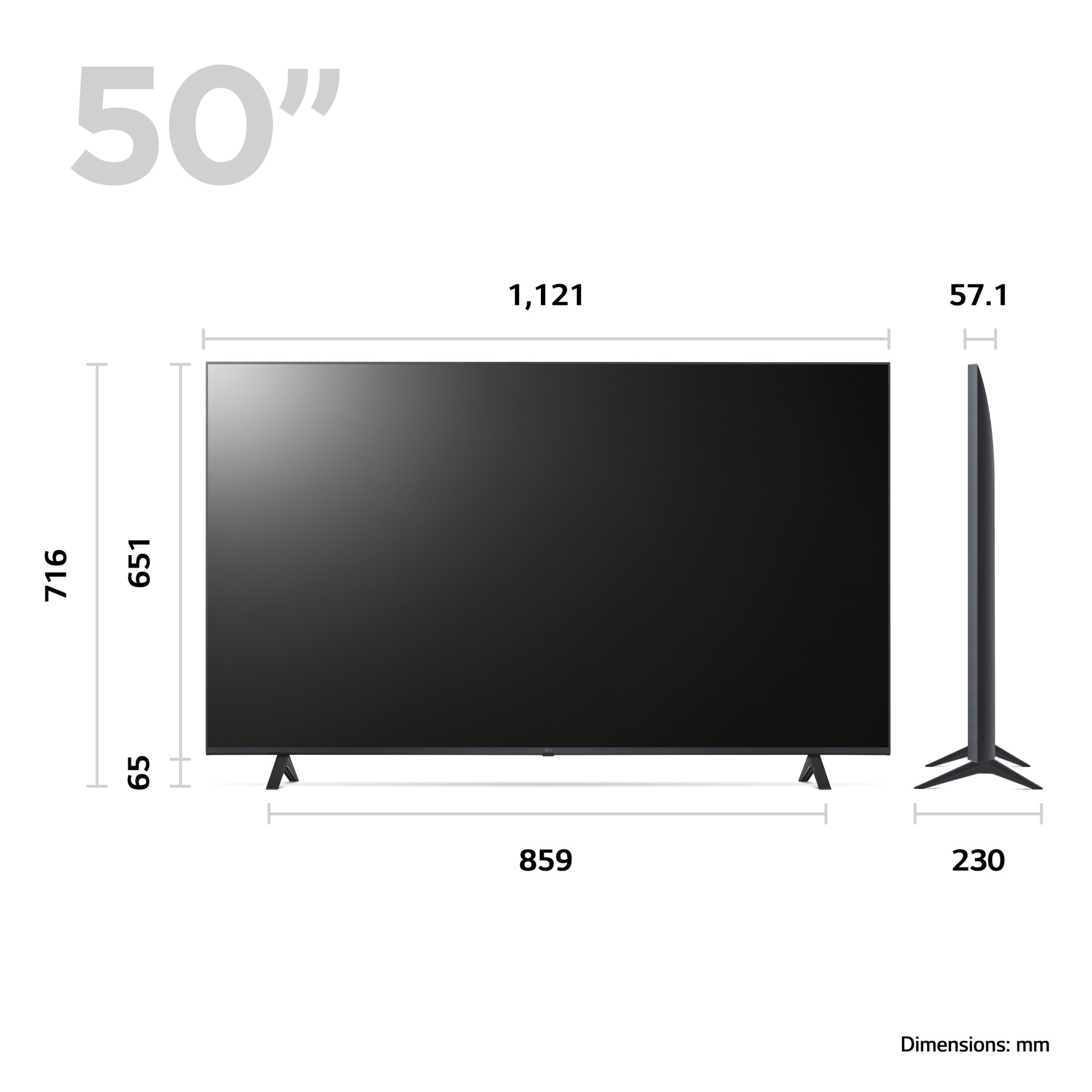 LG TV 50UR78003LK LED