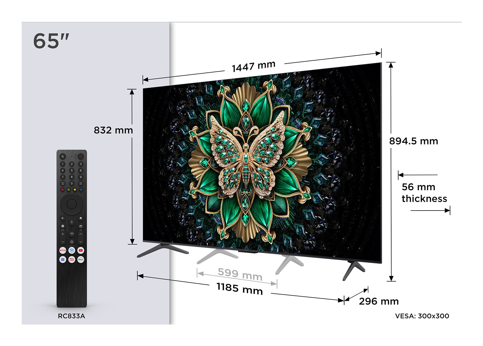 Televizor TCL 65C6K