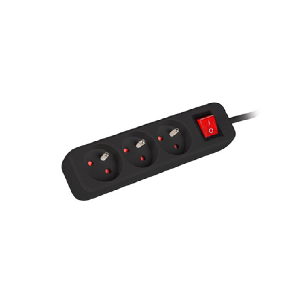 LANBERG produžni kabal PS1-03E-0300-BK