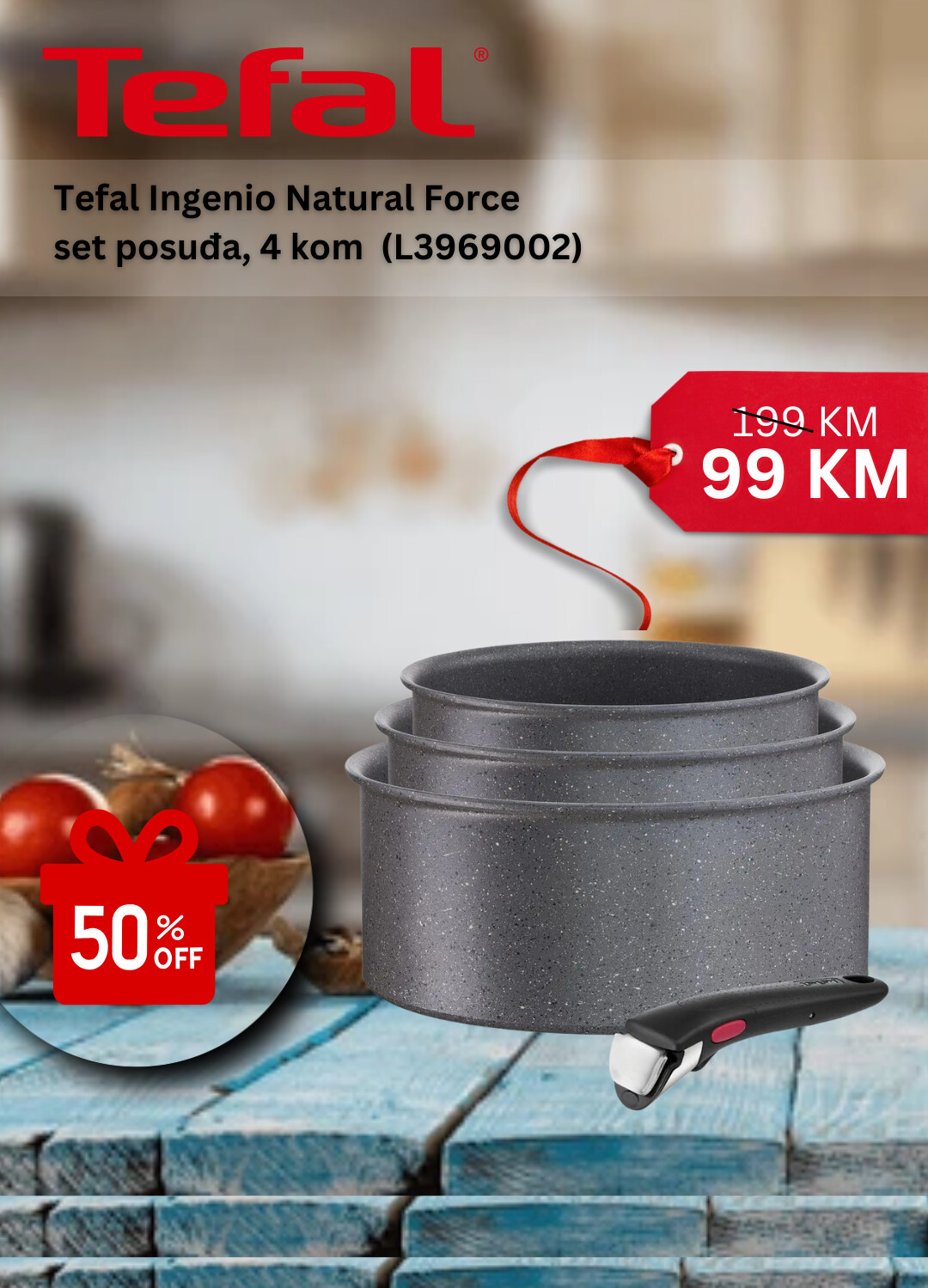 Tefal set posuda